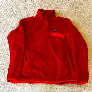 Patagonia Women's Re-Tool Snap-T®
Fleece Pullover in French Red